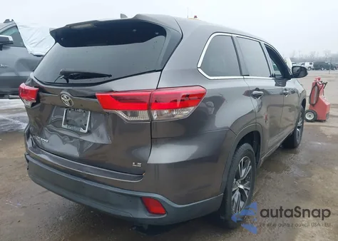 2017 Toyota Highlander Le Plus z USA, uszkodzony, nr VIN 5TDZZRFH5HS203179